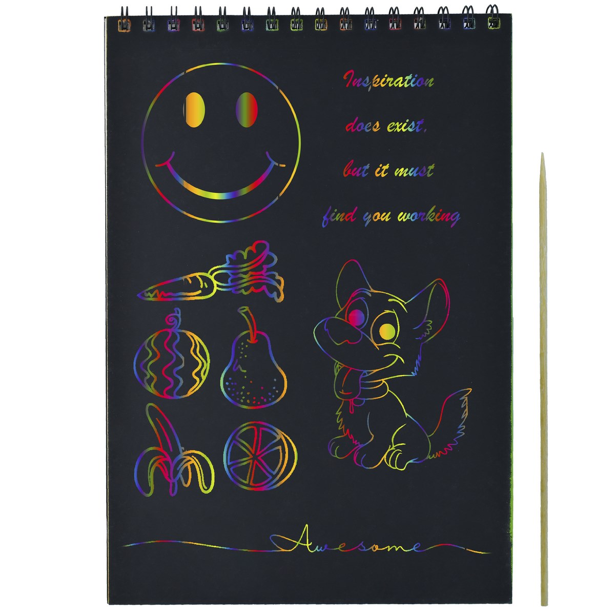 Wholesale Rainbow Scratch Notepad by Black Magic Sheets Scratch Paper Pad  for Kids DIY Drawing - China Rainbow Scratchbook and DIY Scratch Notebook  price