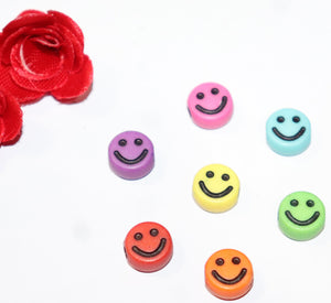 Craft Beads Smiley  10 Grams Pack