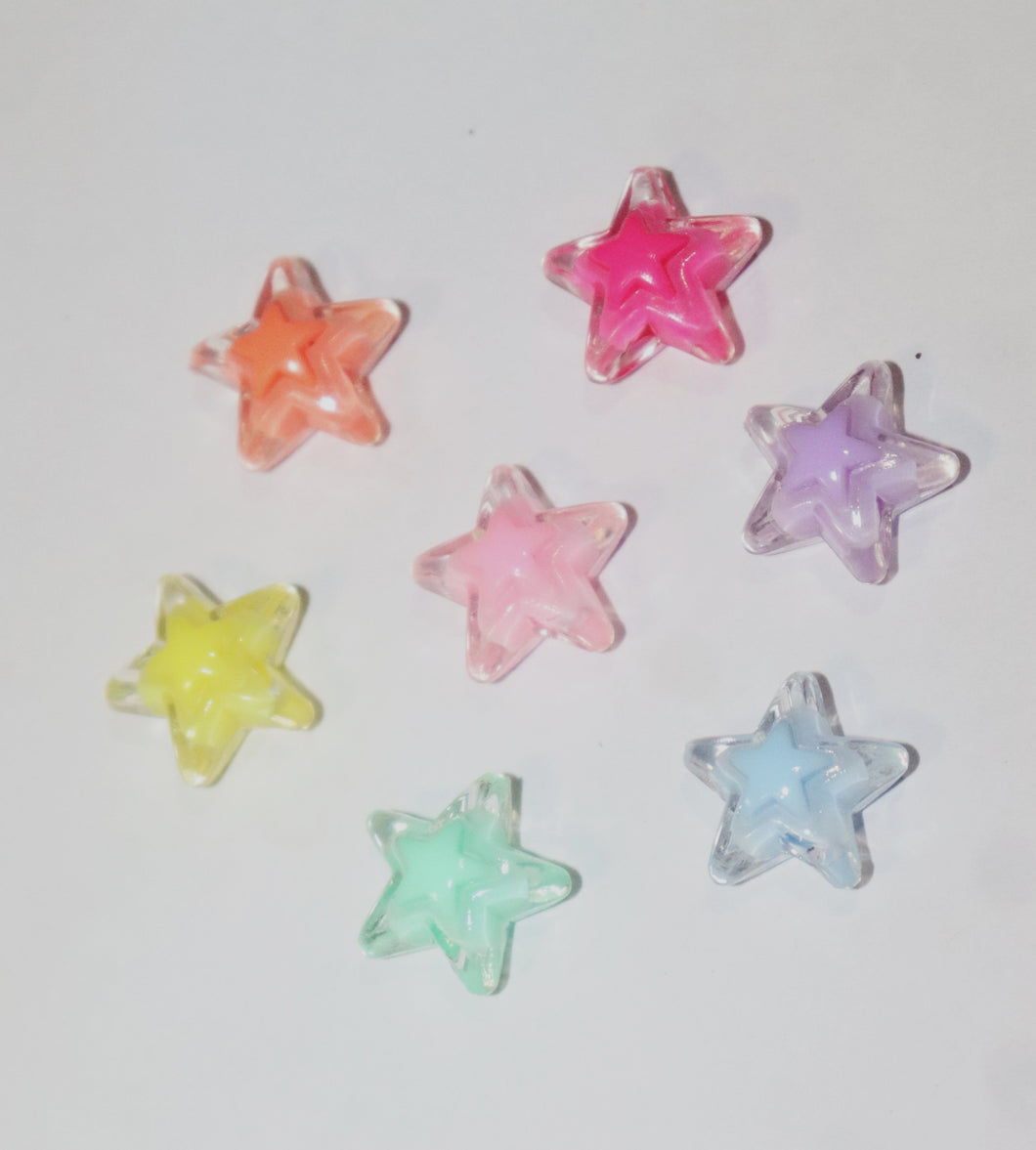 Bracelet beads- Star model - Small Size- 20 grams