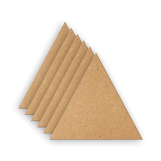 Triangle MDF Board for Art and Craft