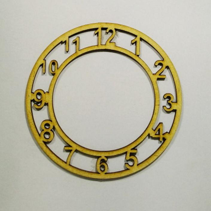 MDF Clock Number 3inch