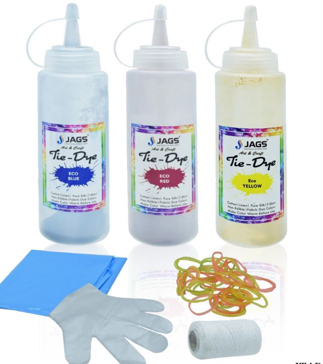 Tie and dye Set of 3 Colour Kit