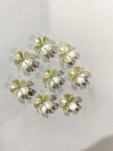 Acrylic Flower Shape Beads for Jewellery Making, Craft Work, Rakhi, Embrodiery -10grms