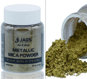 Metallic Mica Powder 15Gms Rich Gold Pearl