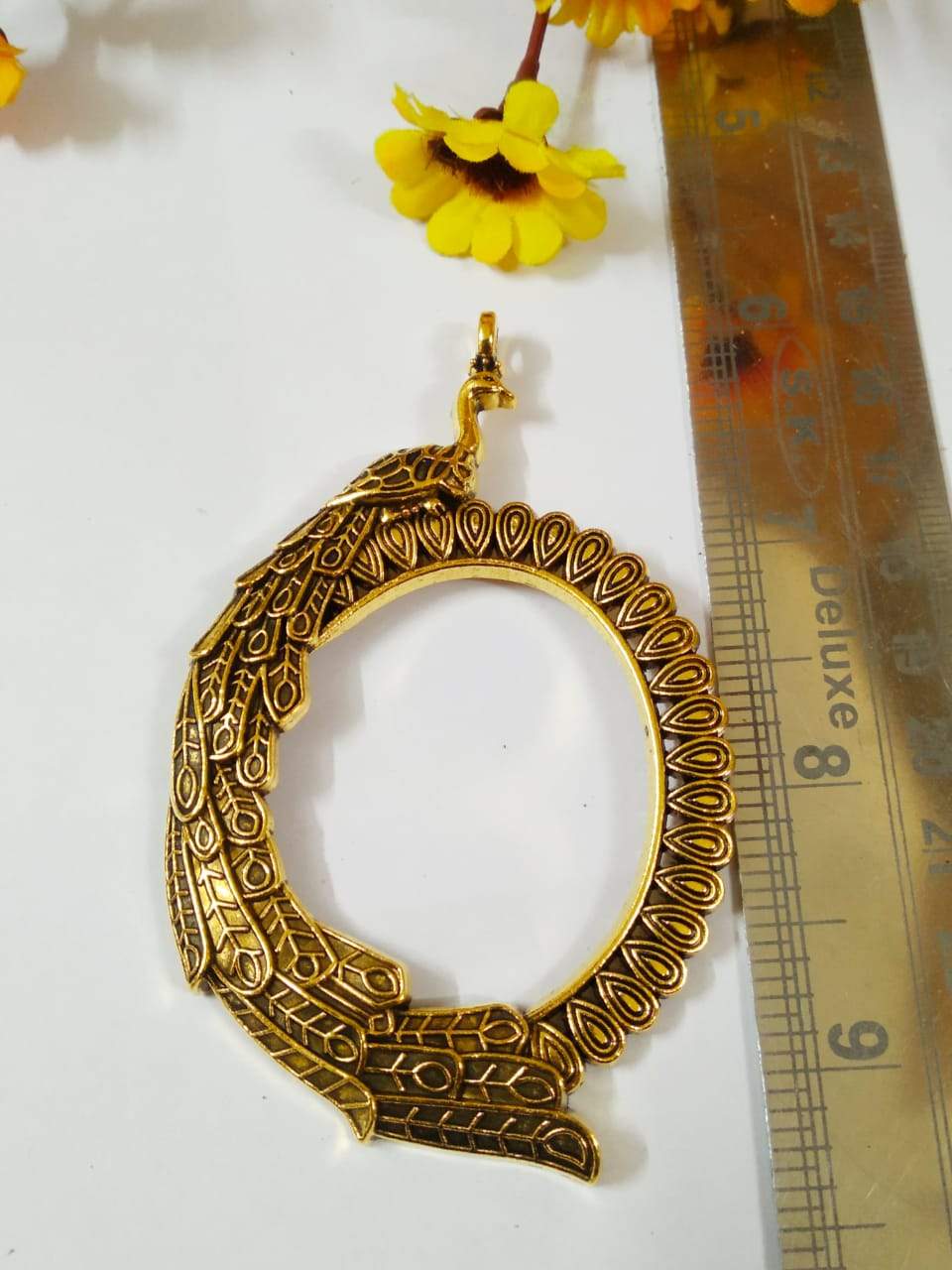 Antique hot sale peacock pendant