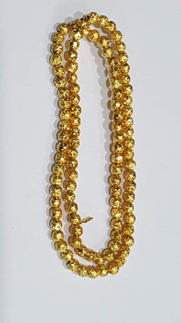 12mm Brass 4 Bindi Gold Beads – beadsnfashion