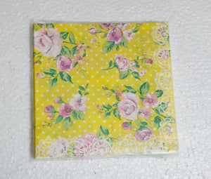 Decoupage Paper Napkin Tissue/ Decoupage Tissue for Art & Craft work RANDOM DESIGN