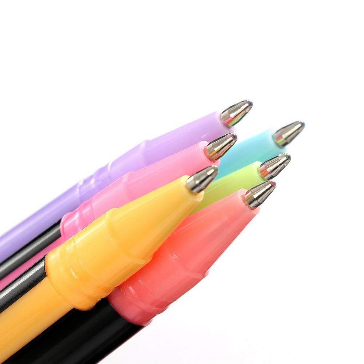 Neon Colour Gel Pens ( Set Of 12 Colours )