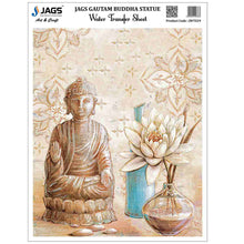 Load image into Gallery viewer, Water Transfer Sheet - Gautam Buddha Statue
