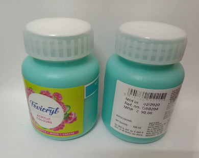 Fevicryl Acrylic Colors - Teal Blue 100Ml Fabric Glue & Adhesives