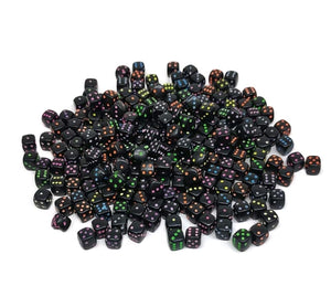 Craft Beads Black Dice 10 Grams Pack