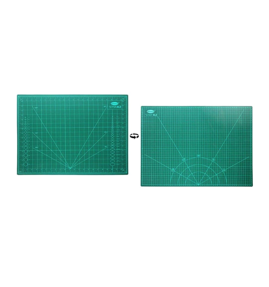 Green Cutting Mat A2 Heavy Duty 60cm x 45cm x 3mm