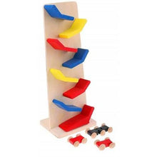 Load image into Gallery viewer, Eshwar Shop Wooden Slippery Cars &amp; Race Track Set for Kids
