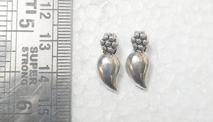 1Pair of Antique Silver Charms/ Silver Manga Charms